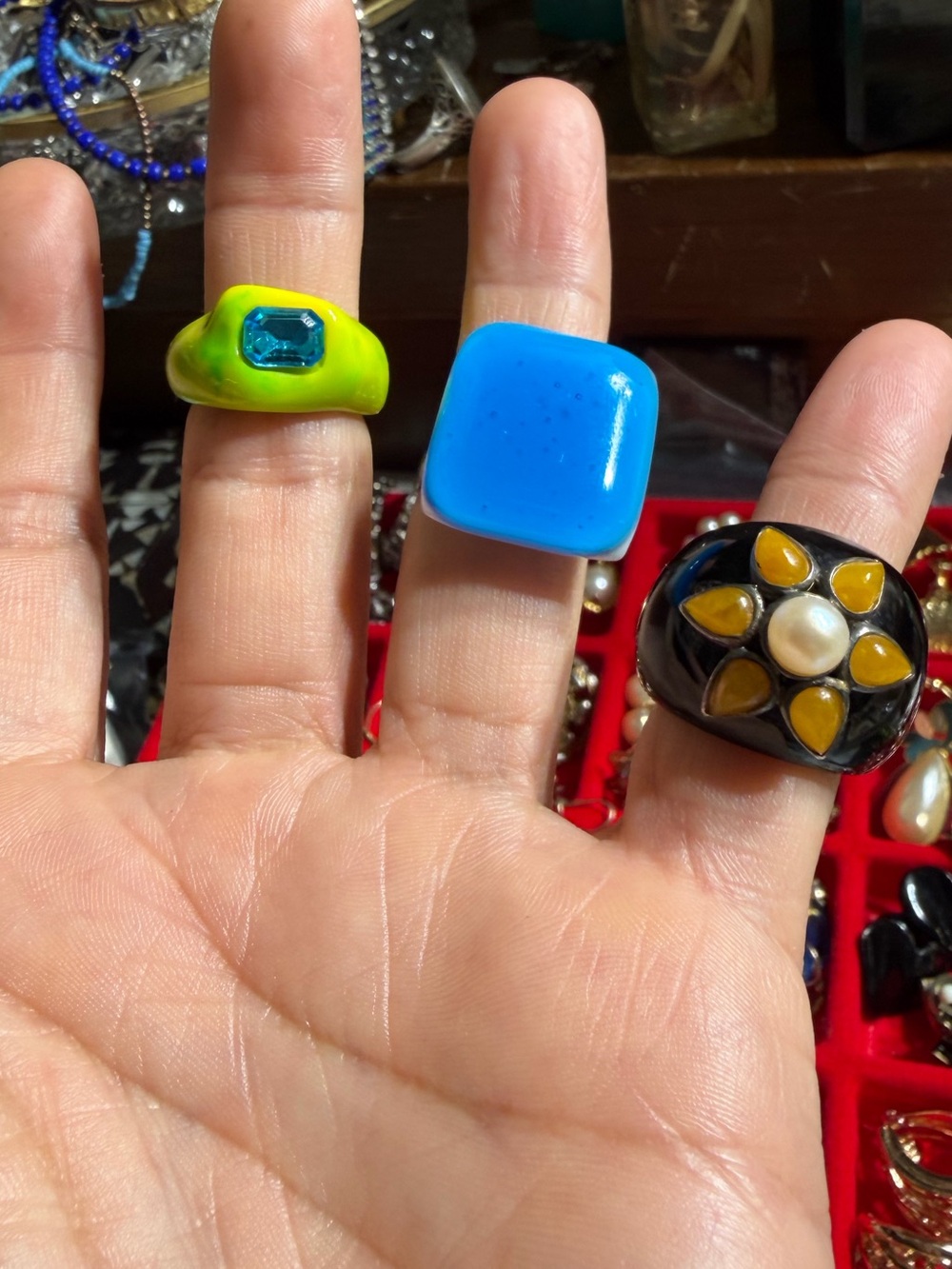 Three Rings For the Price Of One Sizes 6.5, 6.75, 7